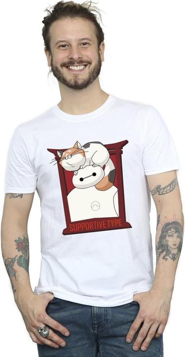 Actual product image Disney Mens Big Hero 6 Baymax Frame Support T-Shirt (XL)
