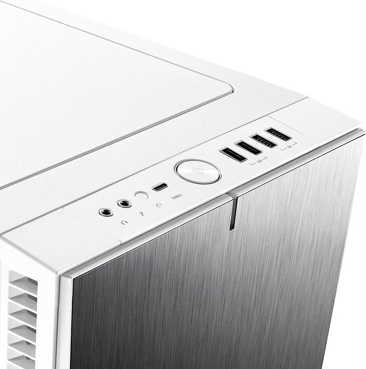 Produktbild Fractal Define R6 USB-C - White TG (ATX, mATX, Mini-ITX, E-ATX)
