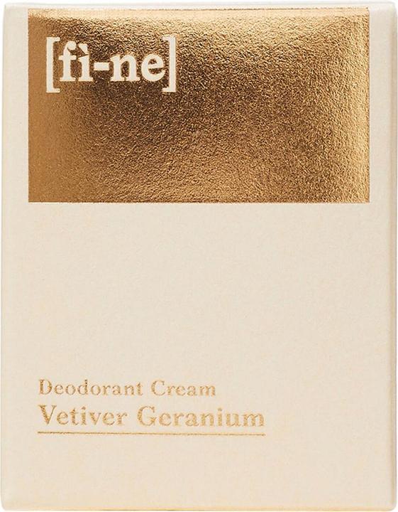 Actual product image [fì-ne] Vetiver Geranium - Deodorant Cream (Crème)
