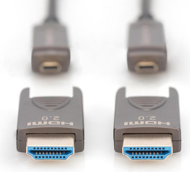 Produktbild Digitus 4K - HDMI® AOC Hybrid Glasfaserkabel mit abnehmbaren Stecker (20 m, HDMI)
