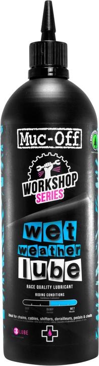 Muc-Off Lubrifiant WET LUB Conditions Humides 1L (1000 ml, Universal Lubricant)