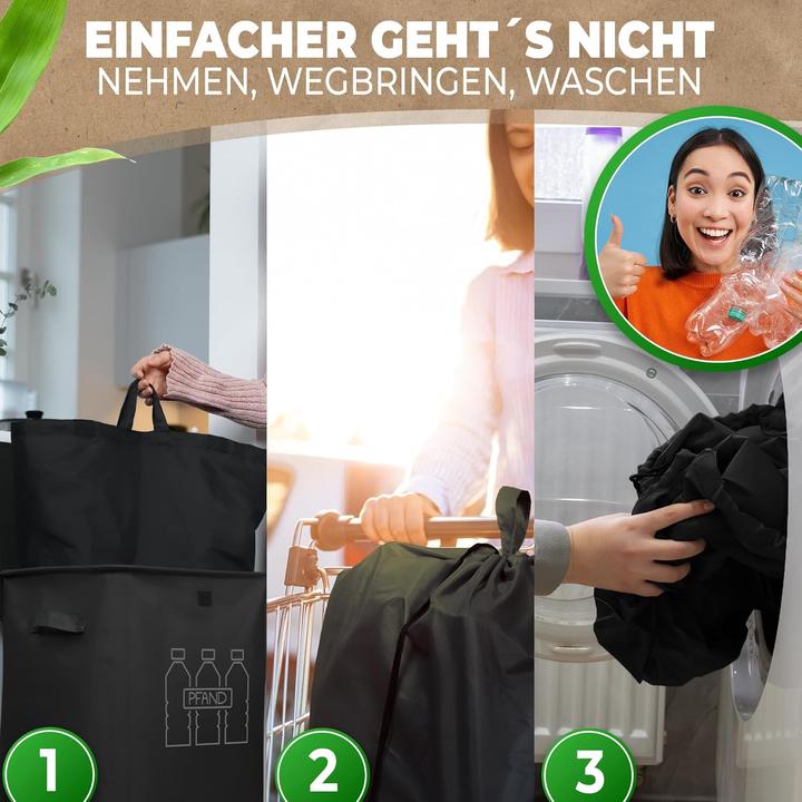 Actual product image Cottara Pfandflaschen-Sammelbehälter mit Einwurf (100 l)