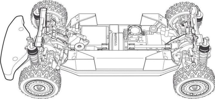 Actual product image Tamiya XV-02 PRO Chassis Kit Cardan (Kit)