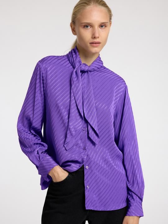 Image du produit Selected Femme Blouse en satin à noeuds (34)