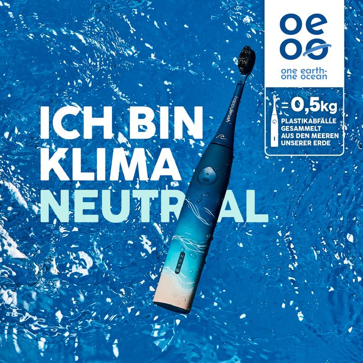Actual product image happybrush ECO VIBE 3 Starter Kit Ocean (Sonic toothbrush)