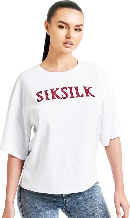 Immagine prodotto Siksilk Maglietta Corta Boxy Luccicante Donna (34 D)