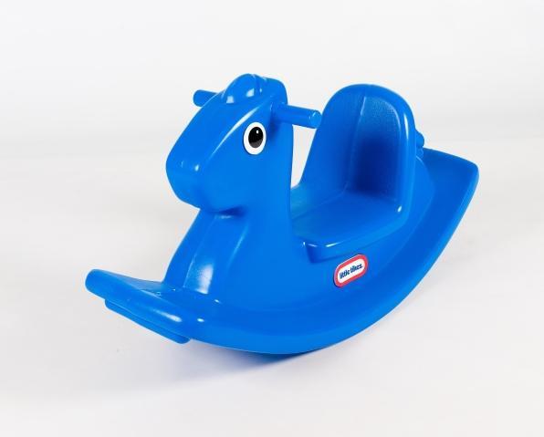 Produktbild Little Tikes Rocking horse in blue cardboard 173950