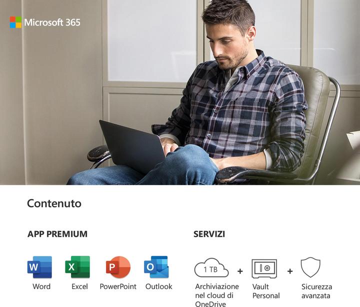 Produktbild Microsoft 365 Single (1 User, 12 Monate)