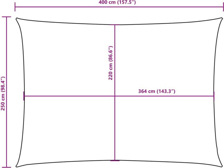 Actual product image VidaXL Nezhatok (250 x 400 cm)