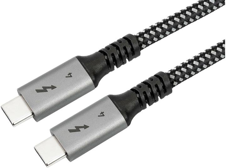 Produktbild Onit Thunderbolt 4-Kabel USB C - USB C 3 m, Grau/Schwarz (3 m, USB 4.0)