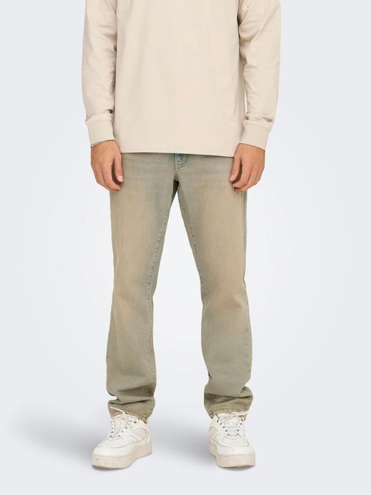 Only & Sons ONSWEFT Niedrige Taille Normal geschnitten Jeans Slim Fit Jeans