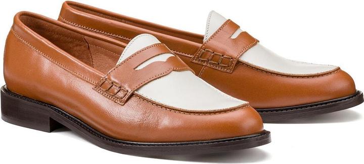 Actual product image La Redoute Collections Leather moccasins (42)