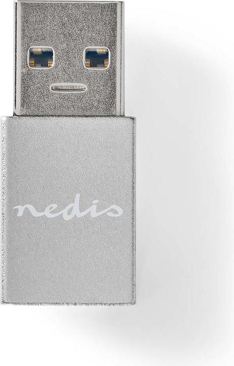 Nedis Adattatore da USB-A a USB-C, 5Gbps - Argento (USB-A, USB tipo C)