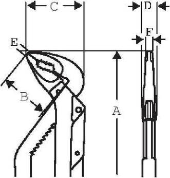 Produktbild Bahco ERGO Wasserpumpenzange mit Gleitgelenk und 2-Komponenten-Griff, brüniert 250 mm (250 mm)