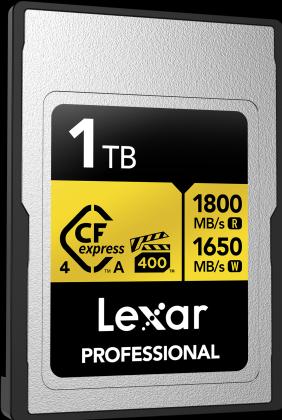 Produktbild Lexar 1800MB/s CFexpress 4.0 A 1TB Gold (1000 GB, CFexpress Typ A)