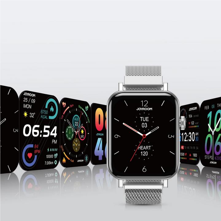 Image du produit Joyroom Montre intelligente JR-FT5 IP68 avec fonction de réponse aux appels - argent