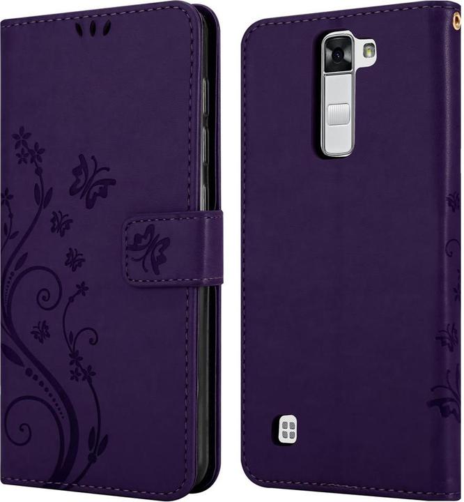 Actual product image Cadorabo Flower Book Cover (LG K7)