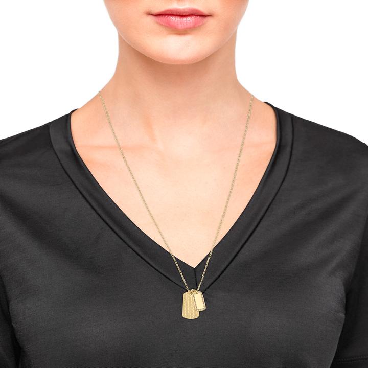 Immagine prodotto S.Oliver Collana da donna, acciaio inossidabile, zirconi sintetici. (Acciaio inossidabile, 55 cm)
