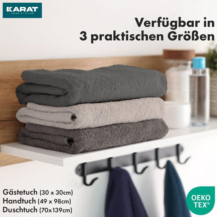 Produktbild Karat Handtuch Bay (30 x 30 cm, 70 x 139 cm)