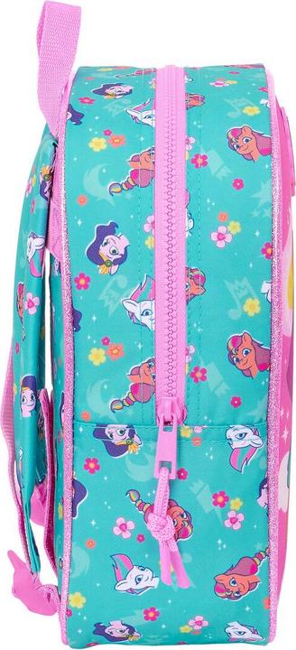 Actual product image My Little Pony School backpack Magic Pink turquoise 22 x 27 x 10 cm