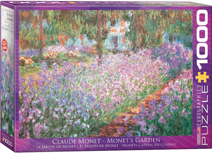 Actual product image Eurographics Monet's garden near Giverny (1000 pieces)