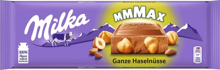 Actual product image Milka Chocolate bar Mmmax whole hazelnuts 270 g (270 g)