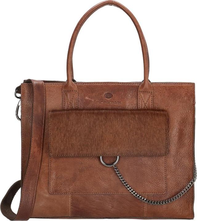 Produktbild Micmacbags Mendoza Handtasche Umhängetasche - braun - 100% Leder