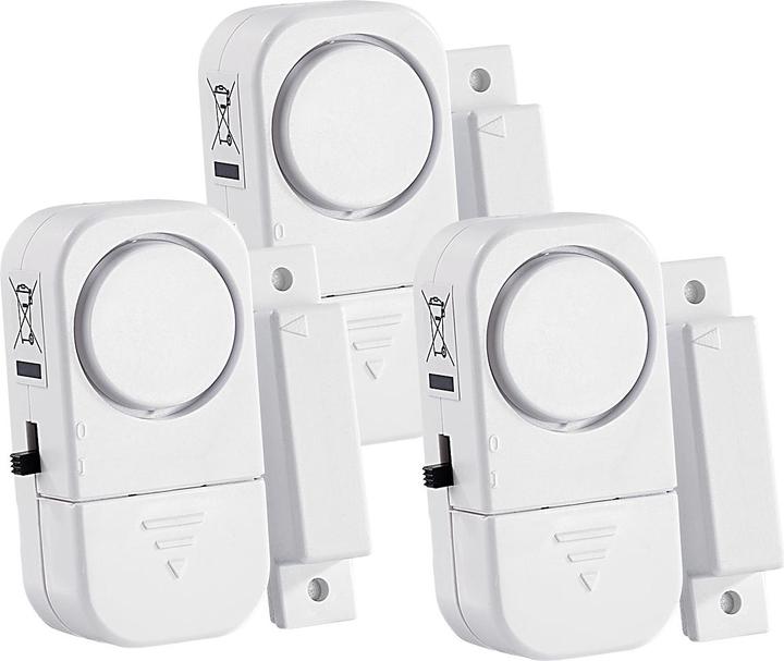 Productafbeelding VisorTech Set van 3 mini deur- en raamalarmen