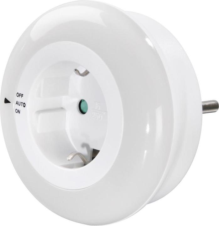 Actual product image Hama LED night light Circle with integrated socket, light sensor, contact protection