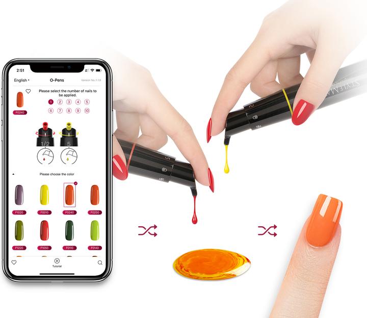 Immagine prodotto Trisa Gel Color Stylemate Nero (Essiccatore smalto per unghie, Nero)