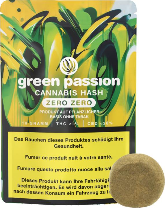 Produktbild Green Passion CBD Hash Zero Zero (5 g, Indoor)