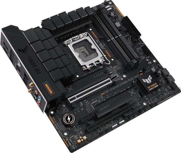 Actual product image ASUS TUF GAMING B760M-PLUS WIFI (LGA 1700, Intel B760, mATX)