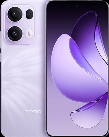 Actual product image OPPO Reno 13 Pro (512 GB, Plume Purple, 6.83", SIM + eSIM, 50 Mpx, 5G)