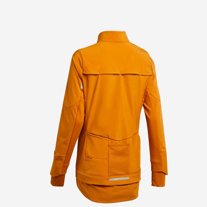 Actual product image Rockrider Bicycle winter jacket MTB ladies brown (M)