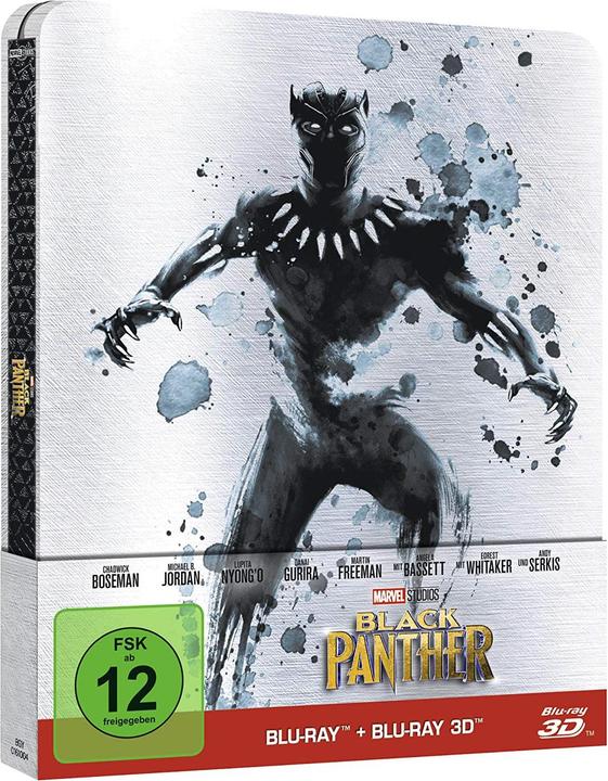 Actual product image Disney Interactive Studios Black Panther (Blu-ray, 2018, German, English, French)