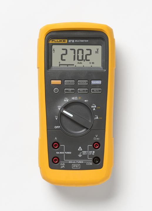 Produktbild Fluke Hand-Multimeter digital 27II/E (CAT III 1000V, CAT IV 600V)