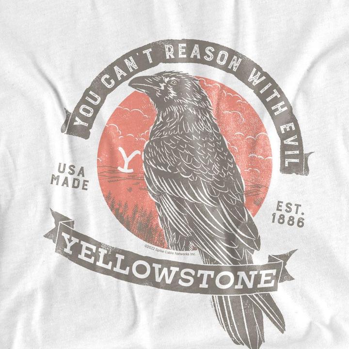 Immagine prodotto Yellowstone Evil Maglietta Uccello Uomo (M)