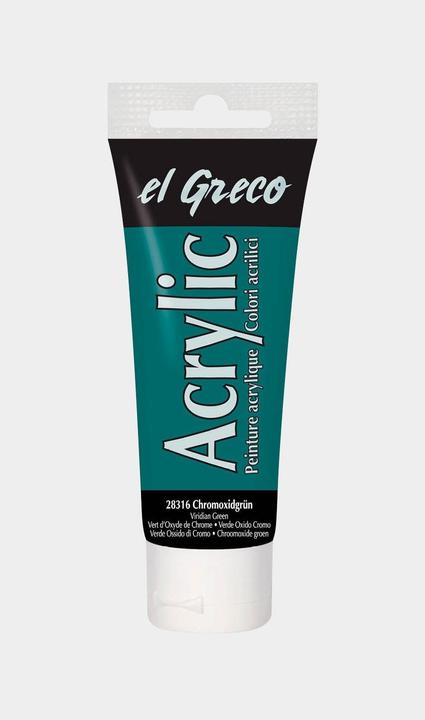 Image du produit Kreul el Greco Acrylic (Oxyde de chrome vert, 75 ml)