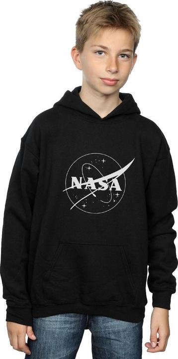 Produktbild Nasa Classic Insignia Logo Monochrome Kapuzenpullover Jungen (140, 146)