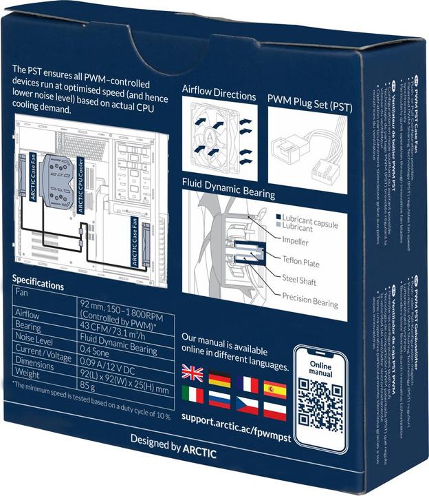 Immagine prodotto Arctic F9 (92 mm, 1 x)