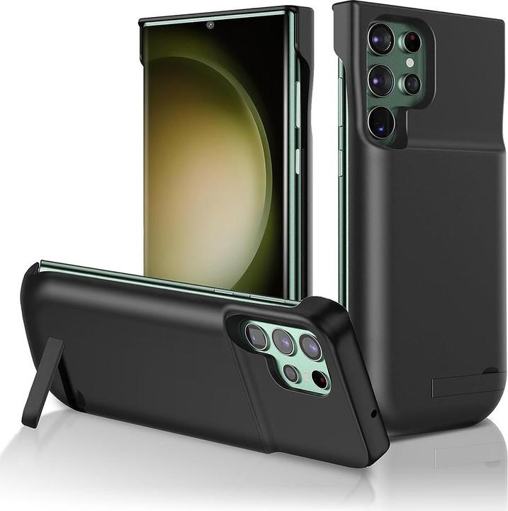 Actual product image Techsuit - Power Pro Battery Case - Samsung Galaxy S23 Ultra - 6000mAh - Black (Samsung Galaxy S23 Ultra)