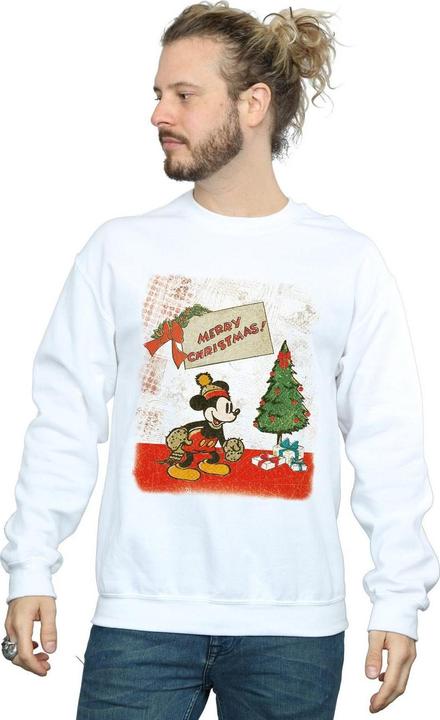 Immagine prodotto Disney Mickey Mouse Vintage Christmas Felpa Uomo (3XL)