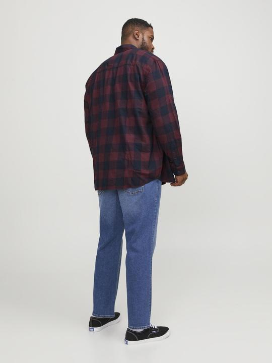 Actual product image Jack & Jones Check plus size shirt (6XL)