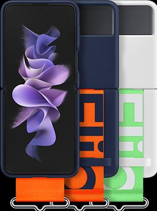 Actual product image Samsung Silicone cover with loop (Samsung Galaxy Z Flip3)