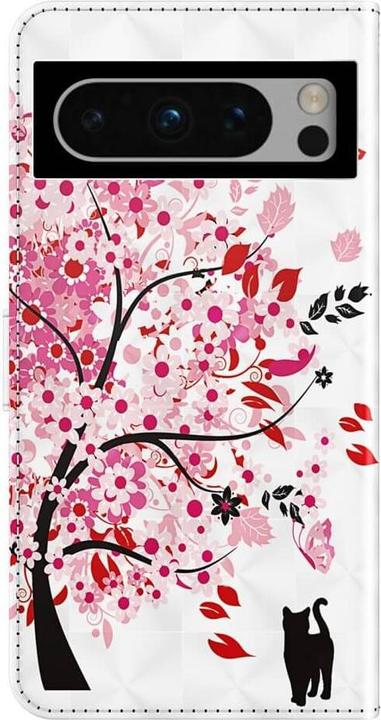 Actual product image Cover-Discount Google Pixel 8 - Case glitter effect tree pink (Google Pixel 8)