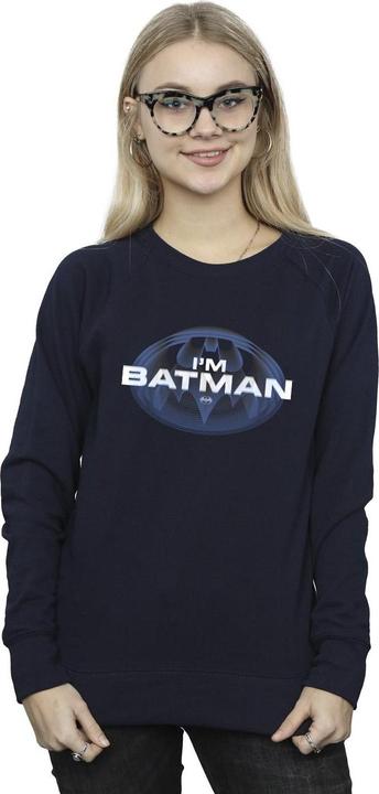 Actual product image Womens/Ladies The Flash I'm Batman Sweatshirt (XL)