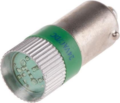 Immagine prodotto Rs Pro Multichip LED 24VAC/DC verde T10x21 (BA9s, 0.36 W, 1.06 lm, 1 x)