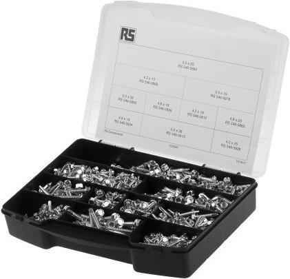 Actual product image Rs Pro Self-tapping screw set DIN 7504 (680 Screws per piece)