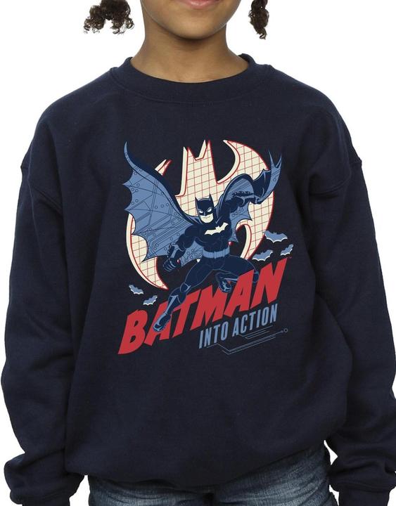 Produktbild Batman Into Action Sweatshirt Mädchen (116)