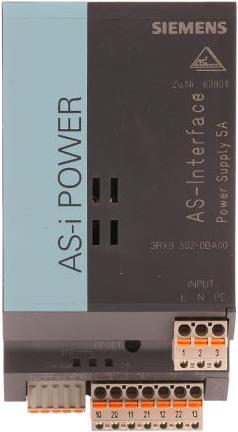 Immagine prodotto Siemens Alimentatore ASI 3RX950 serie ASI 3RX950 120/230Vac 5A